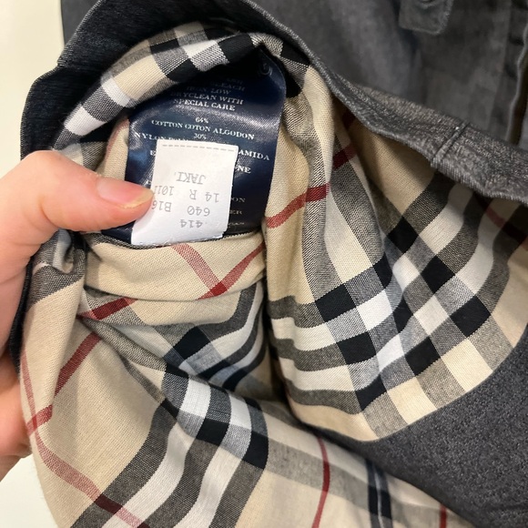 BURBERRY London Women's Jacket Zip-up Size 14 R Full Zip - Picture 7 of 11